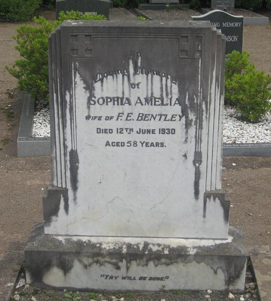 BENTLEY Sophia Amelia -1930