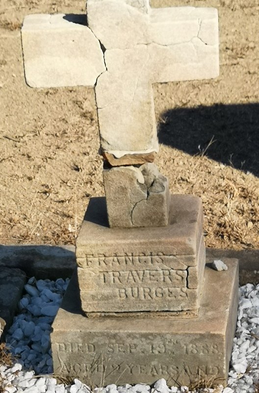 BURGES Francis Travers -1888