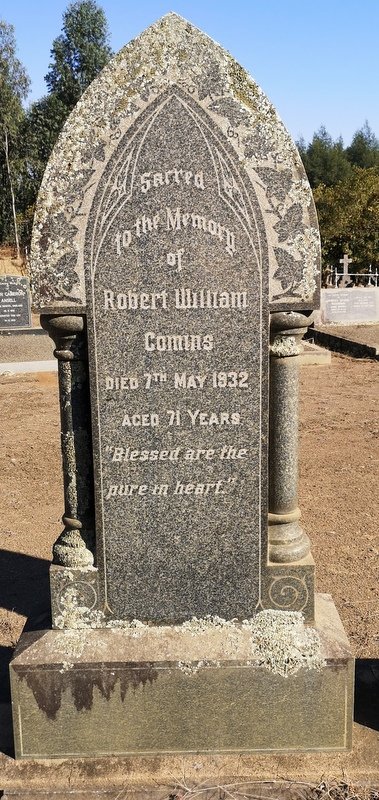 COMINS Robert William -1932