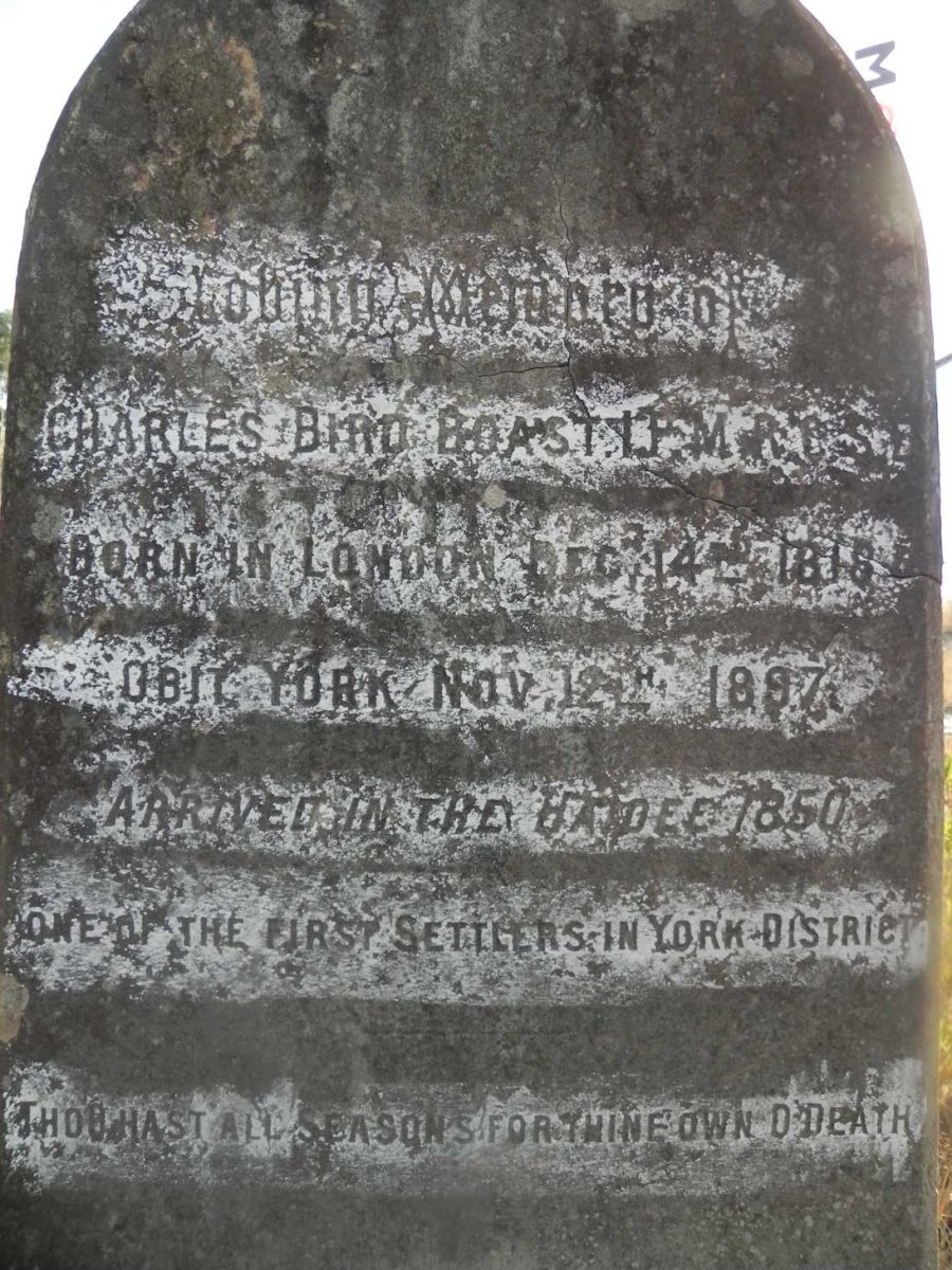BOAST Charles Bird 1818-1897