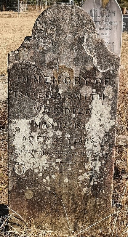 SMITH Isabella  -1852