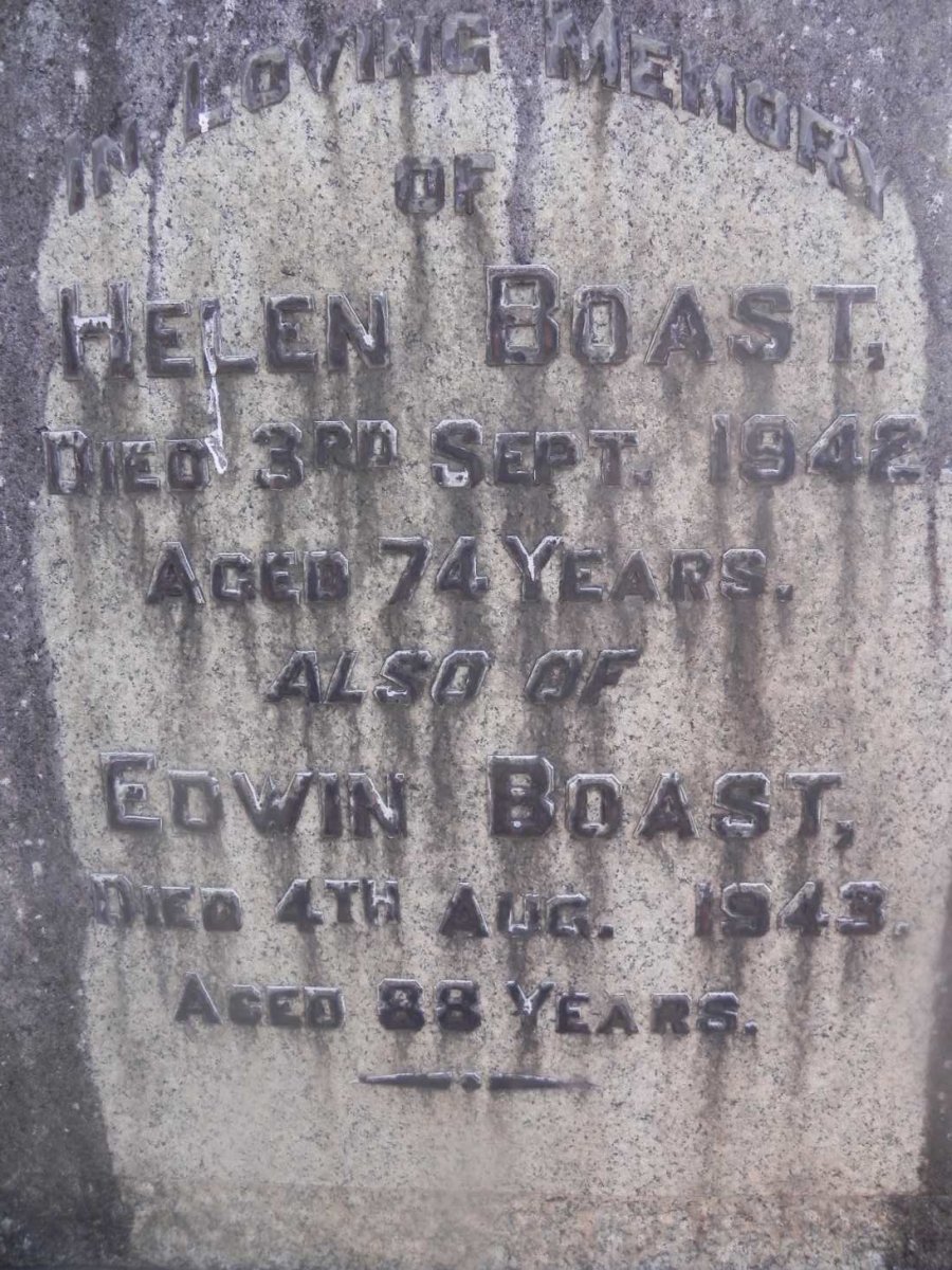 BOAST Edwin -1943 &amp; Helen -1942