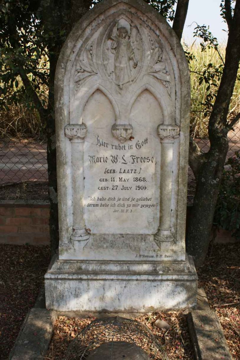 FREESE Marie W. ? 1868-1910