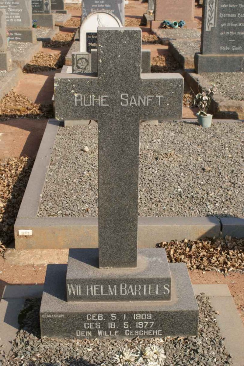 BARTELS Wilhelm 1909-1977