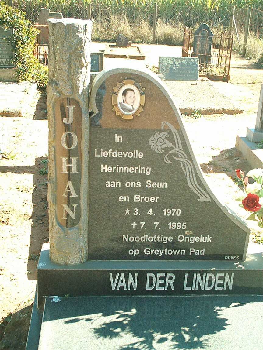 LINDEN Johan, van der 1970-1995