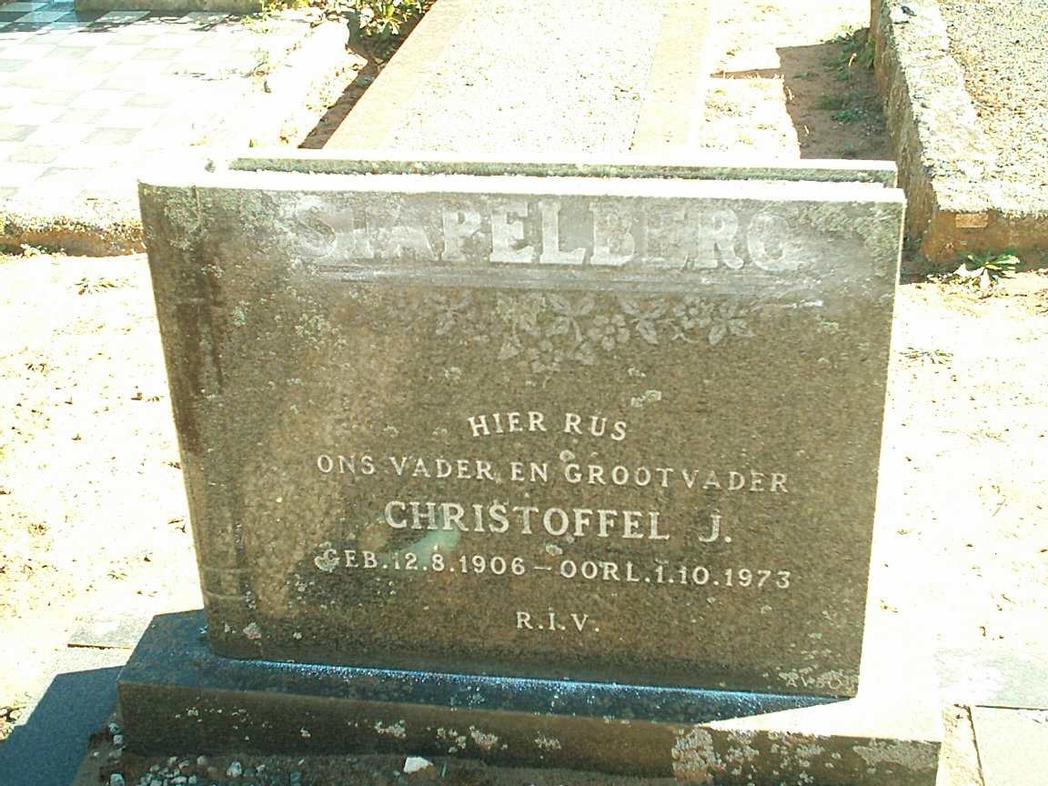 STAPELBERG Christoffel J. 1906-1973