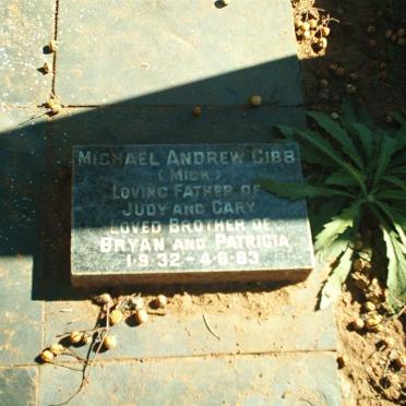 GIBB Michael Andrew 1932-1983