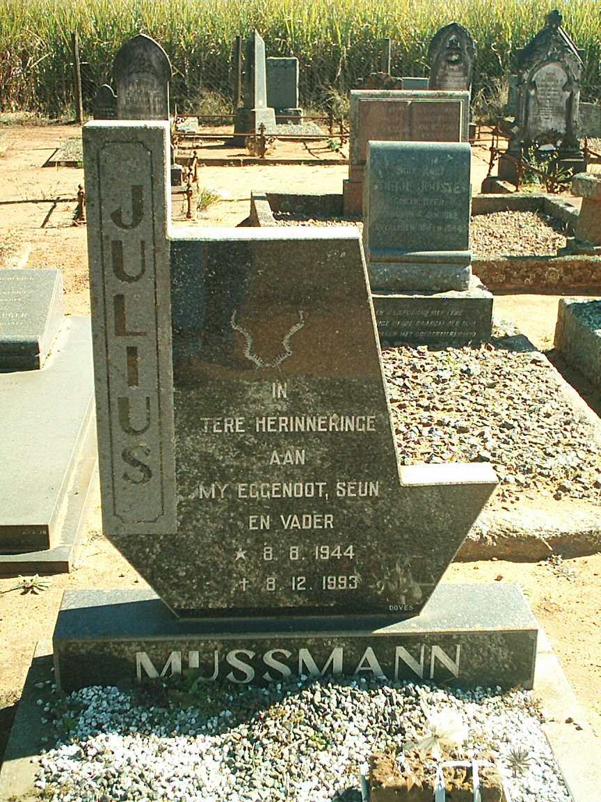MUSSMANN Julius 1944-1993