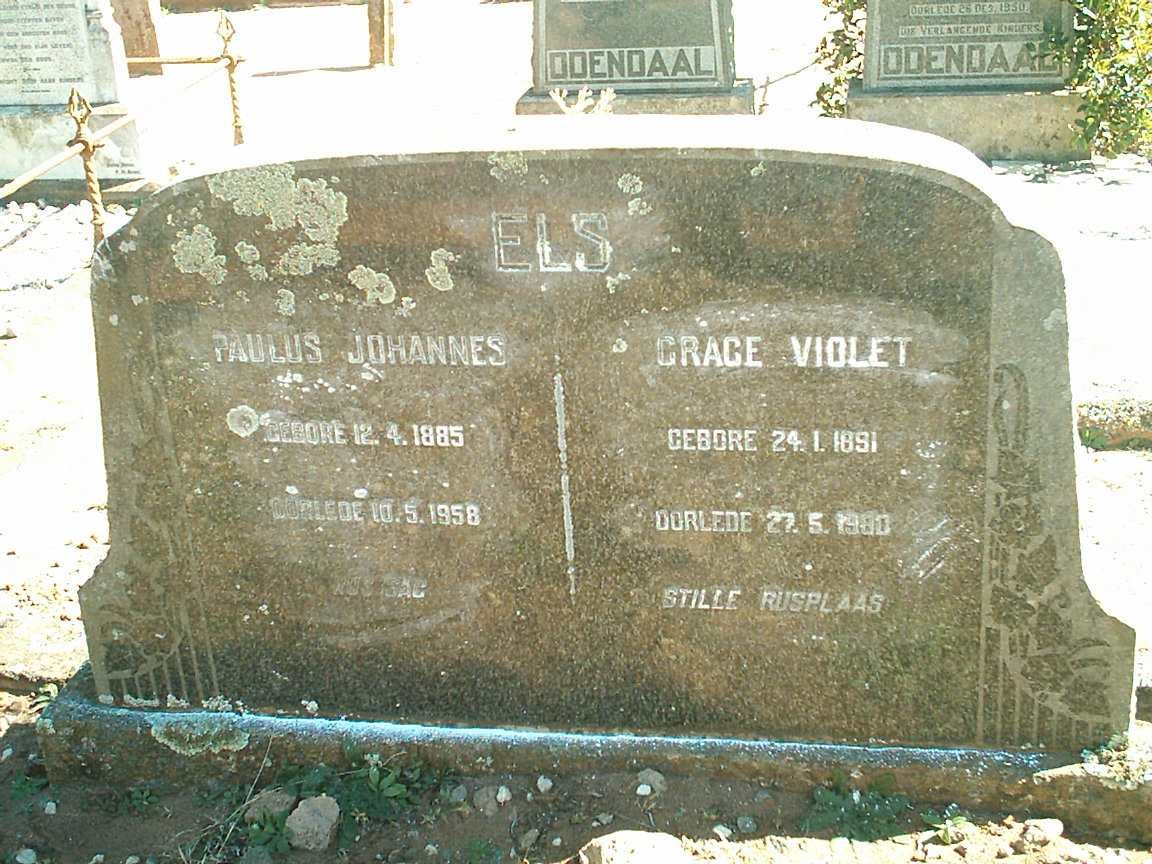 ELS Paulus Johannes 1885-1958 &amp; Grace Voilet RAINER 1891-1980
