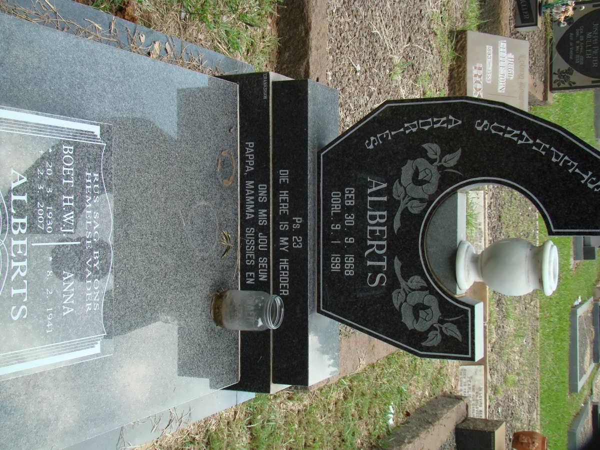 ALBERTS Stephanus Andries 1968-1991