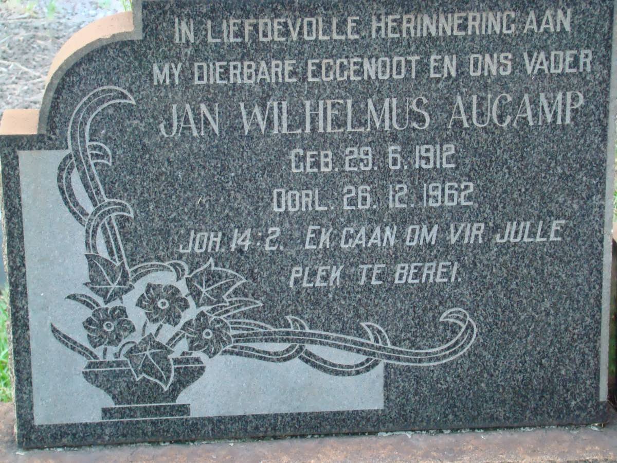 AUCAMP Jan Wilhelmus 1912-1962