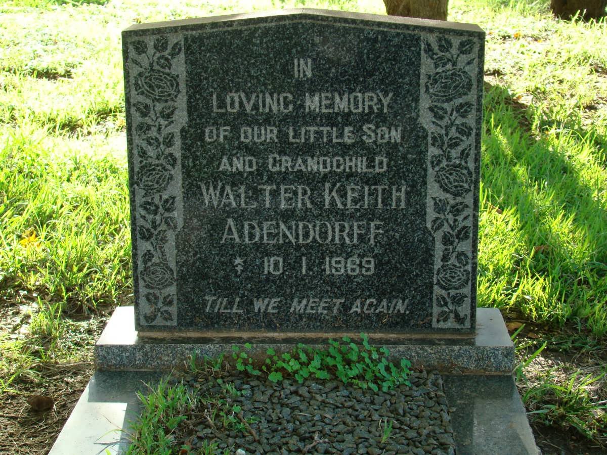 ADENDORFF Walter Keith 1969-1969