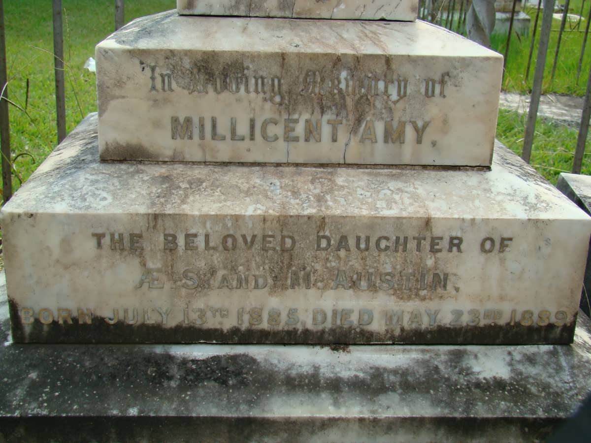 AUSTIN Millicent Amy 1885-1889