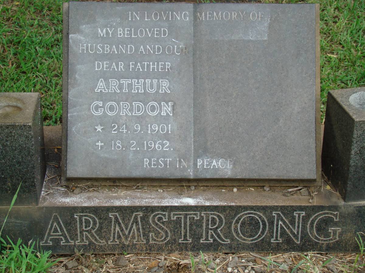 ARMSTRONG Arthur Gordon 1901-1962