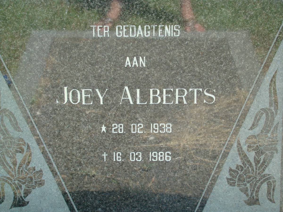 ALBERTS Joey 1938-1986