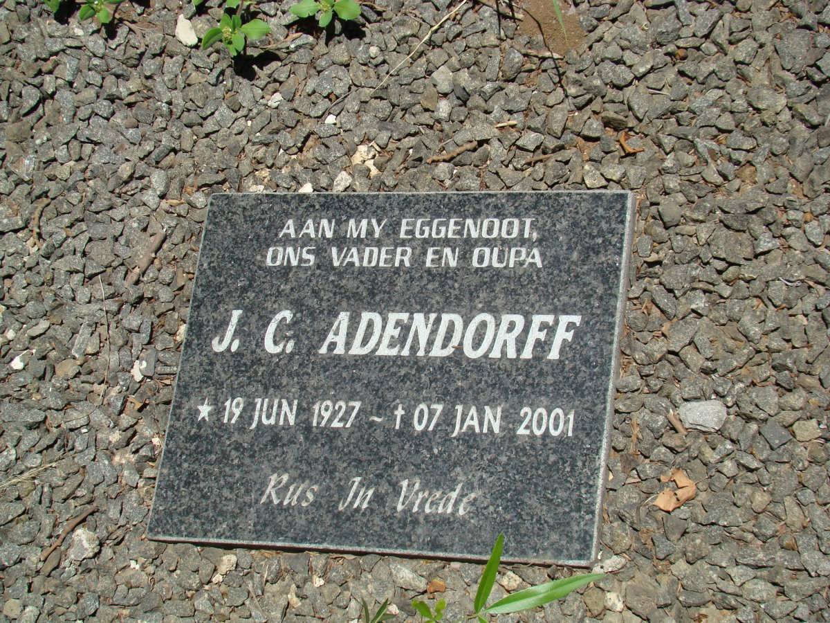 ADENDORFF J.C. 1927-2001