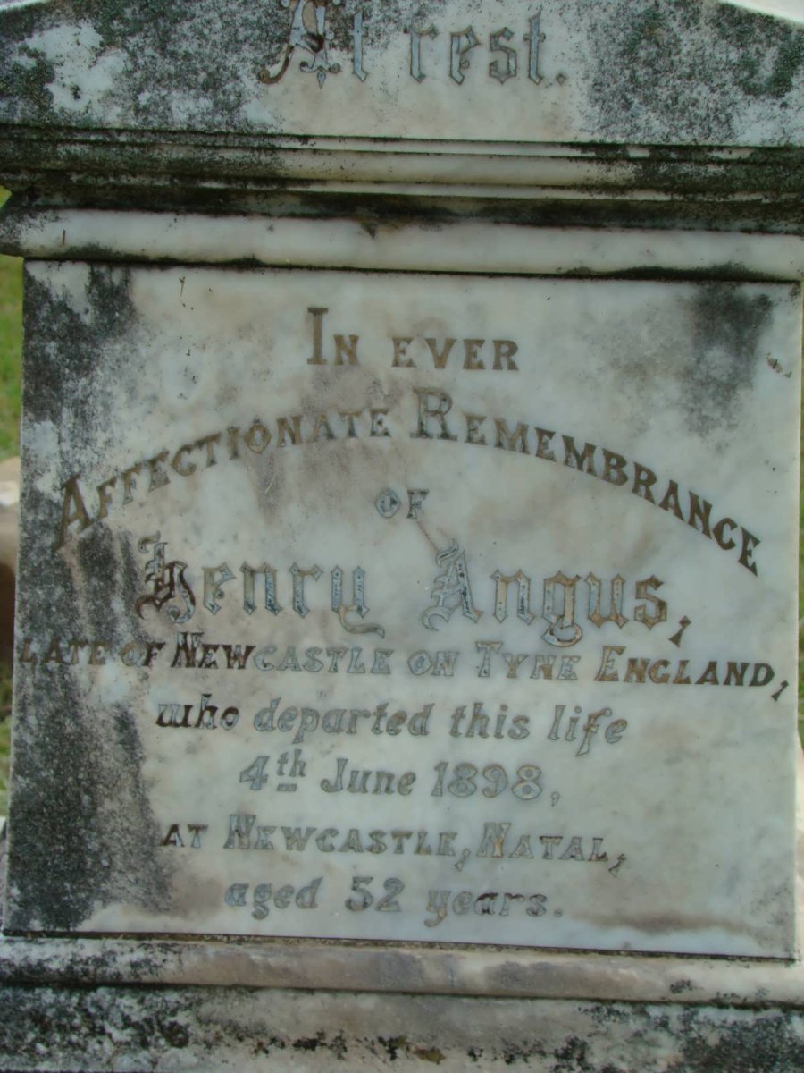 ANGUS Henry -1898