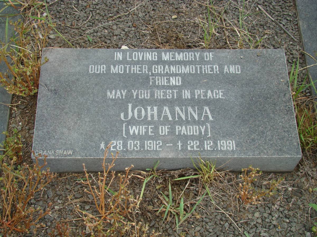 BURKE Johanna 1912-1991