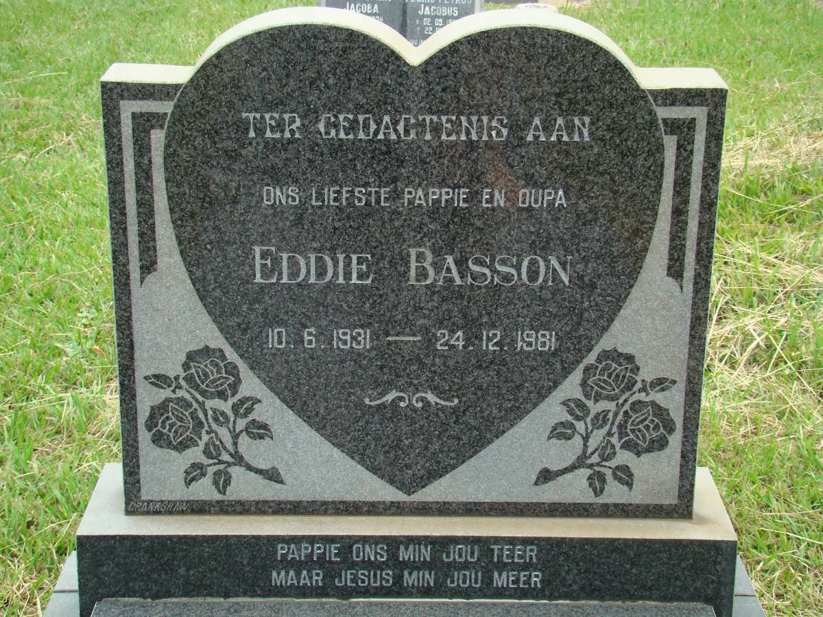 BASSON Eddie 1931-1981