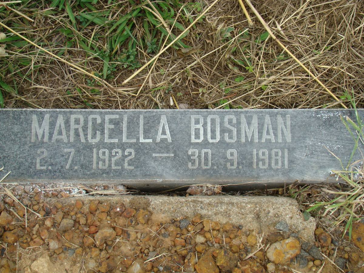 BOSMAN Marcella 1922-1981