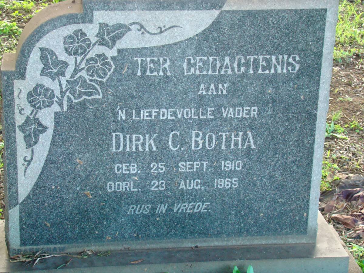 BOTHA Dirk C. 1910-1965