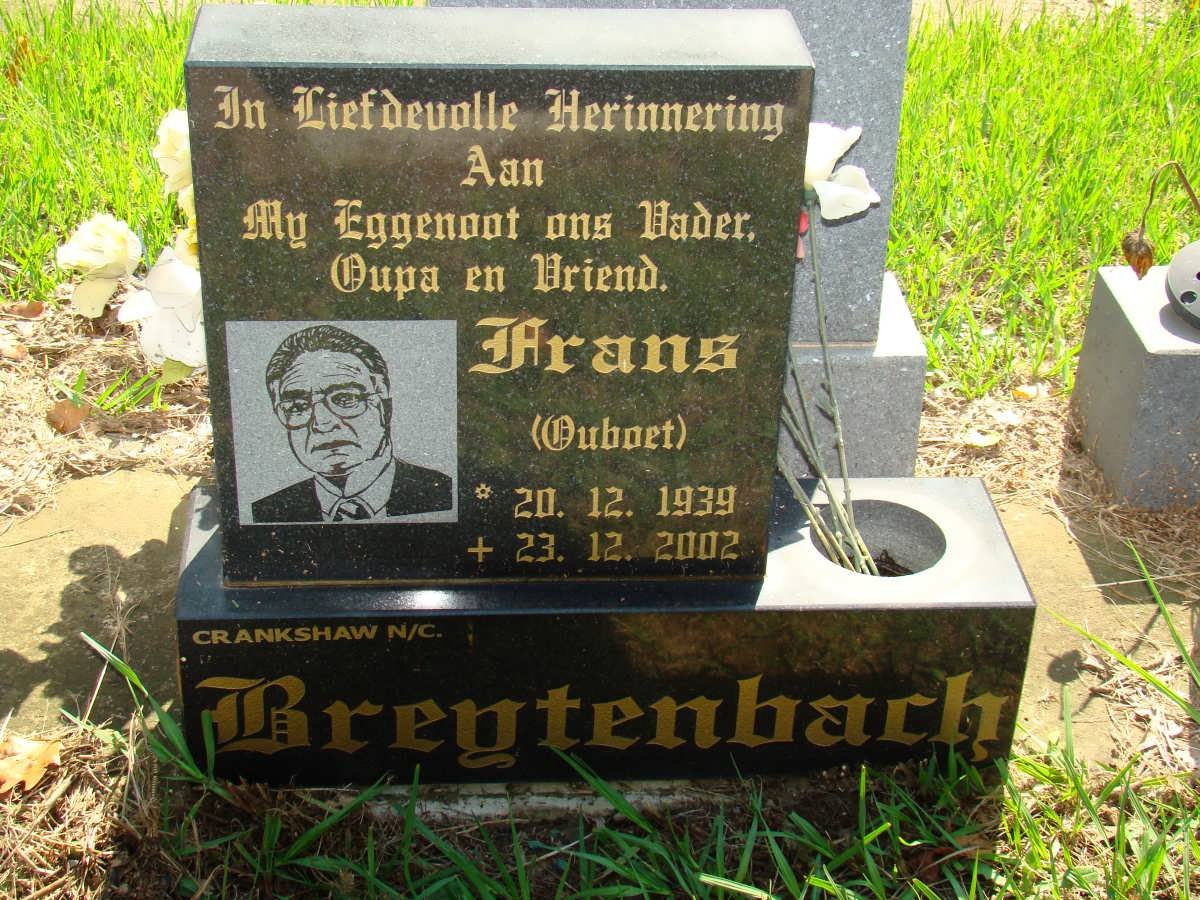 BREYTENBACH Frans 1939-2002