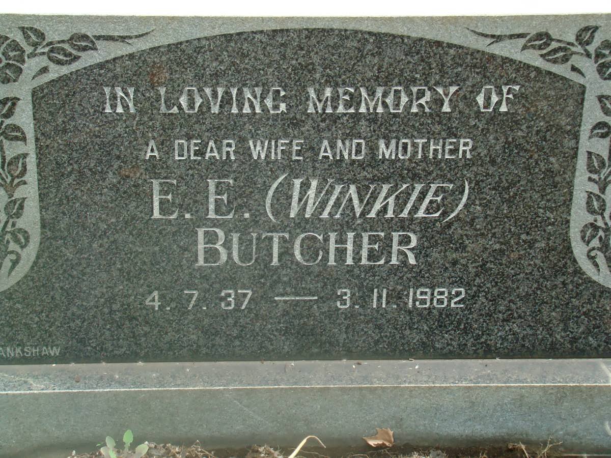 BUTCHER E.E. 1937-1982