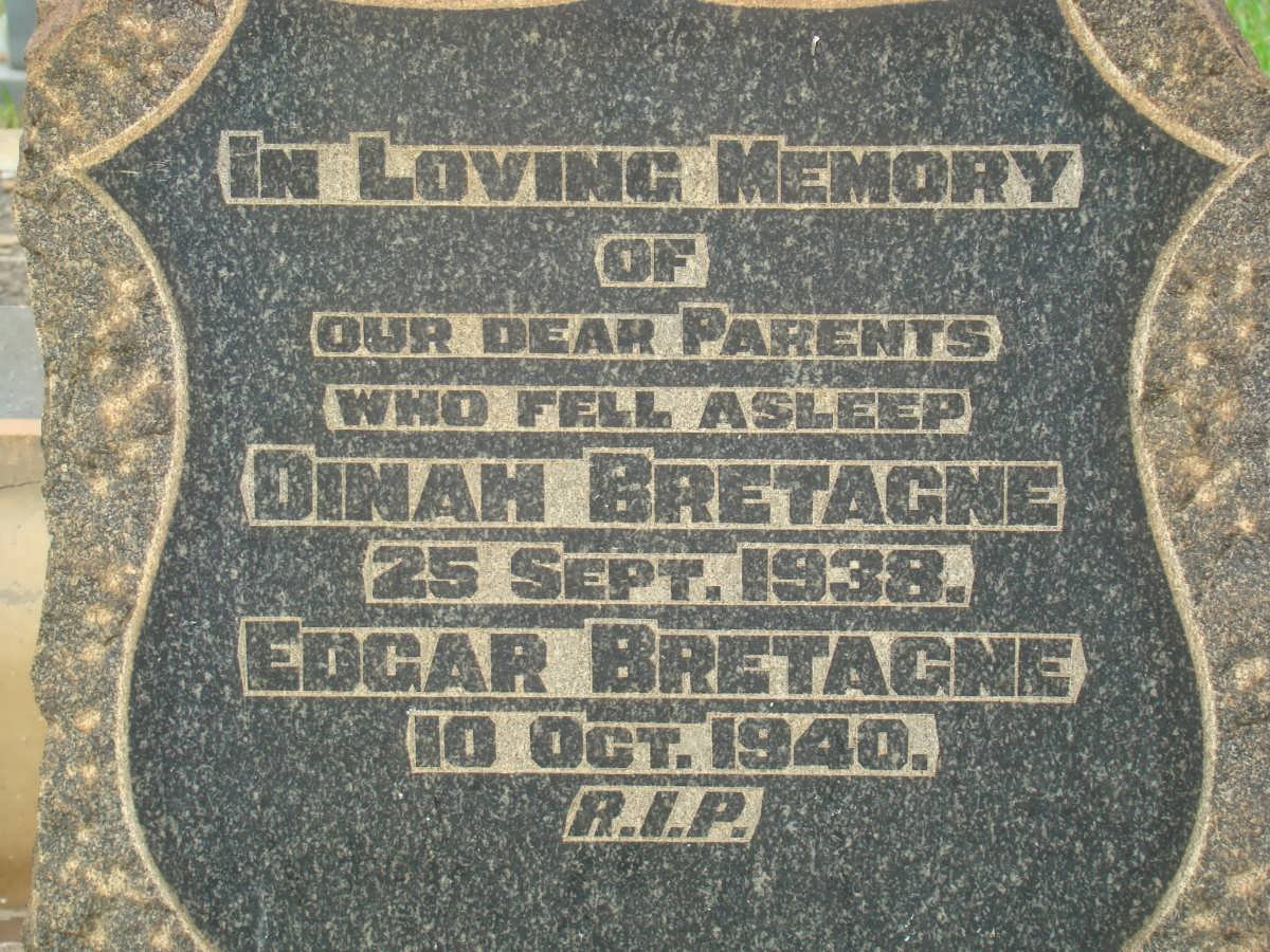 BRETAGNE Edgar -1940 &amp; Dinah -1938