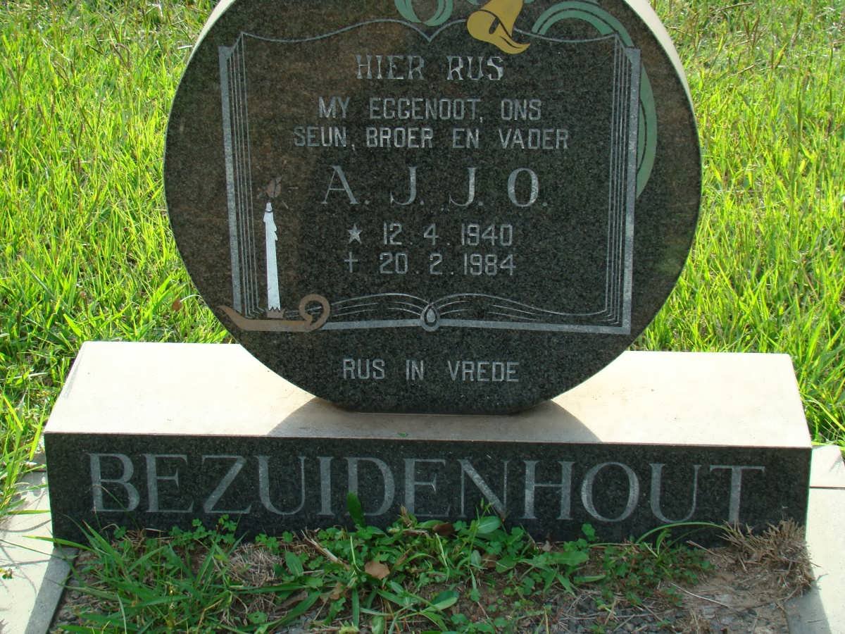BEZUIDENHOUT A.J.J.O. 1940-1984
