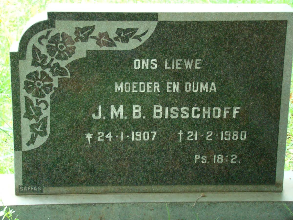 BISSCHOFF J.M.B. 1907-1980