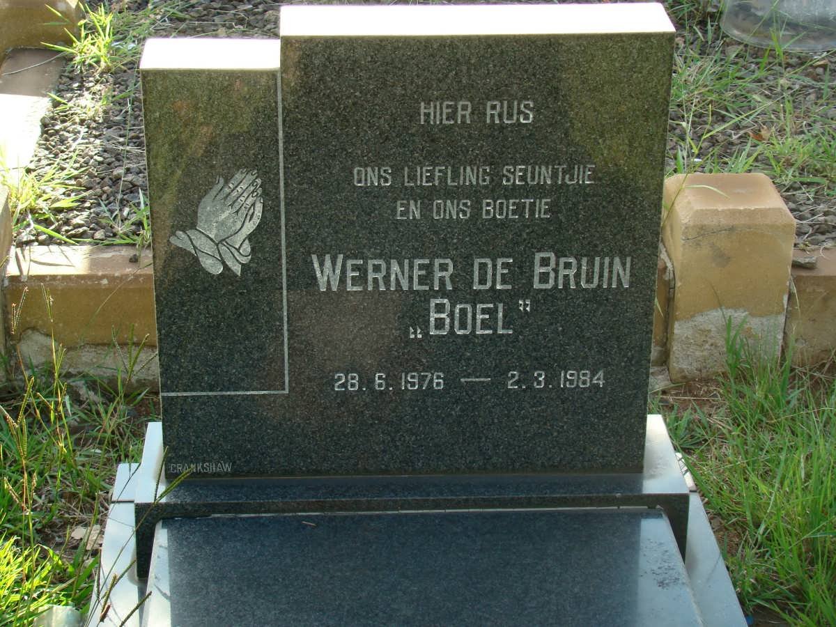 BRUIN Werner, de 1976-1984