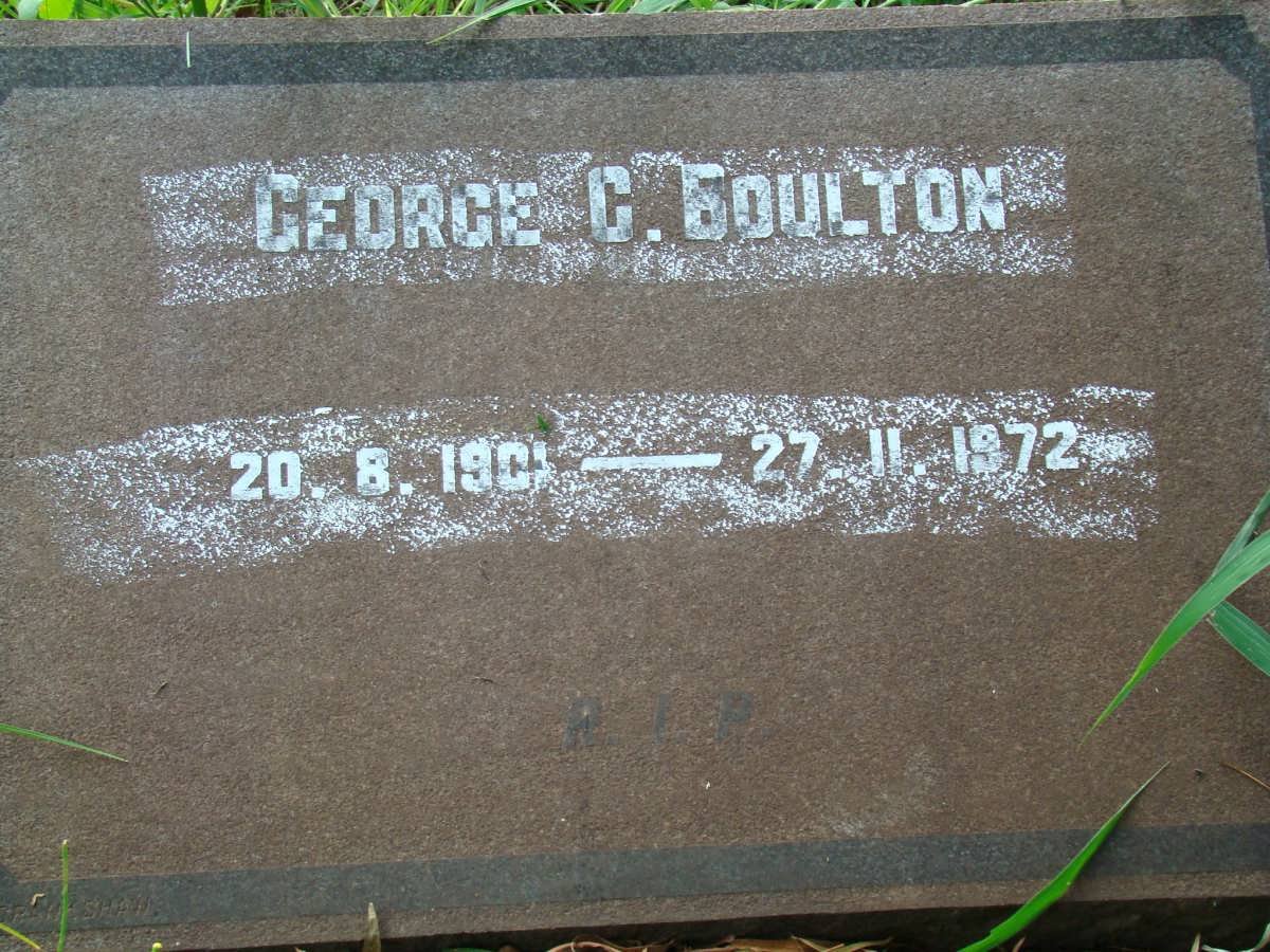 BOULTON George C. 1901-1972