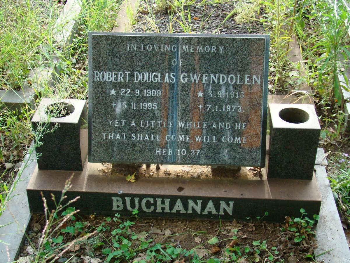 BUCHANAN Robert Douglas 1909-1995 &amp; Gwendolen 1913-1973