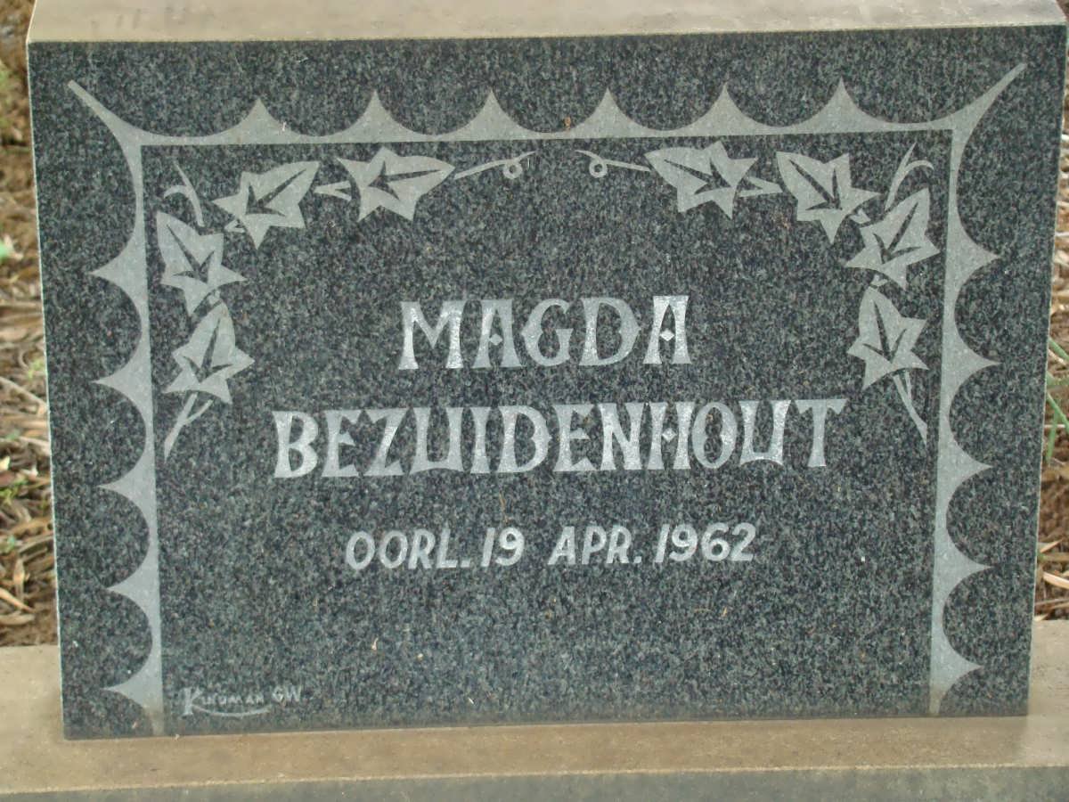 BEZUIDENHOUT Magda -1962