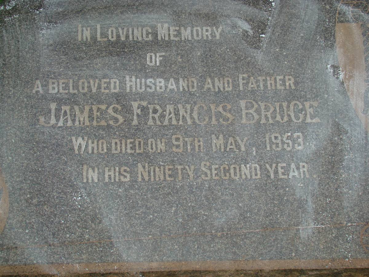 BRUCE James Francis -1953