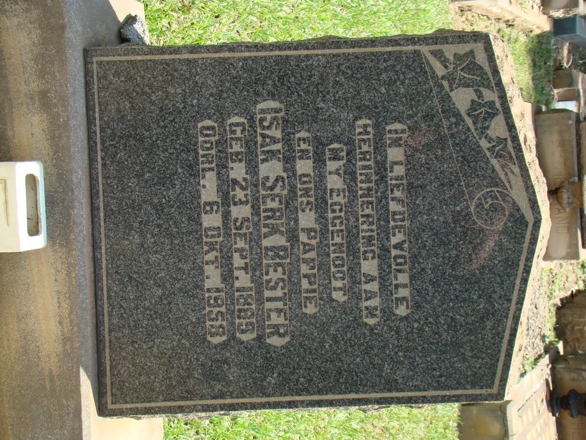 BESTER Isak Serk 1889-1958