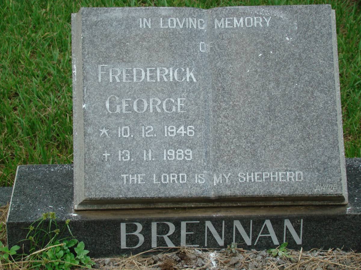 BRENNAN Frederick George 1946-1989