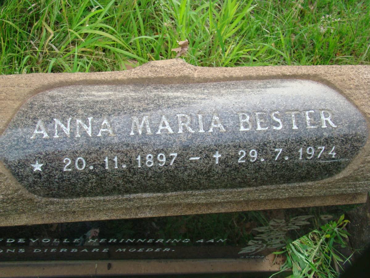 BESTER Anna Maria 1897-1974