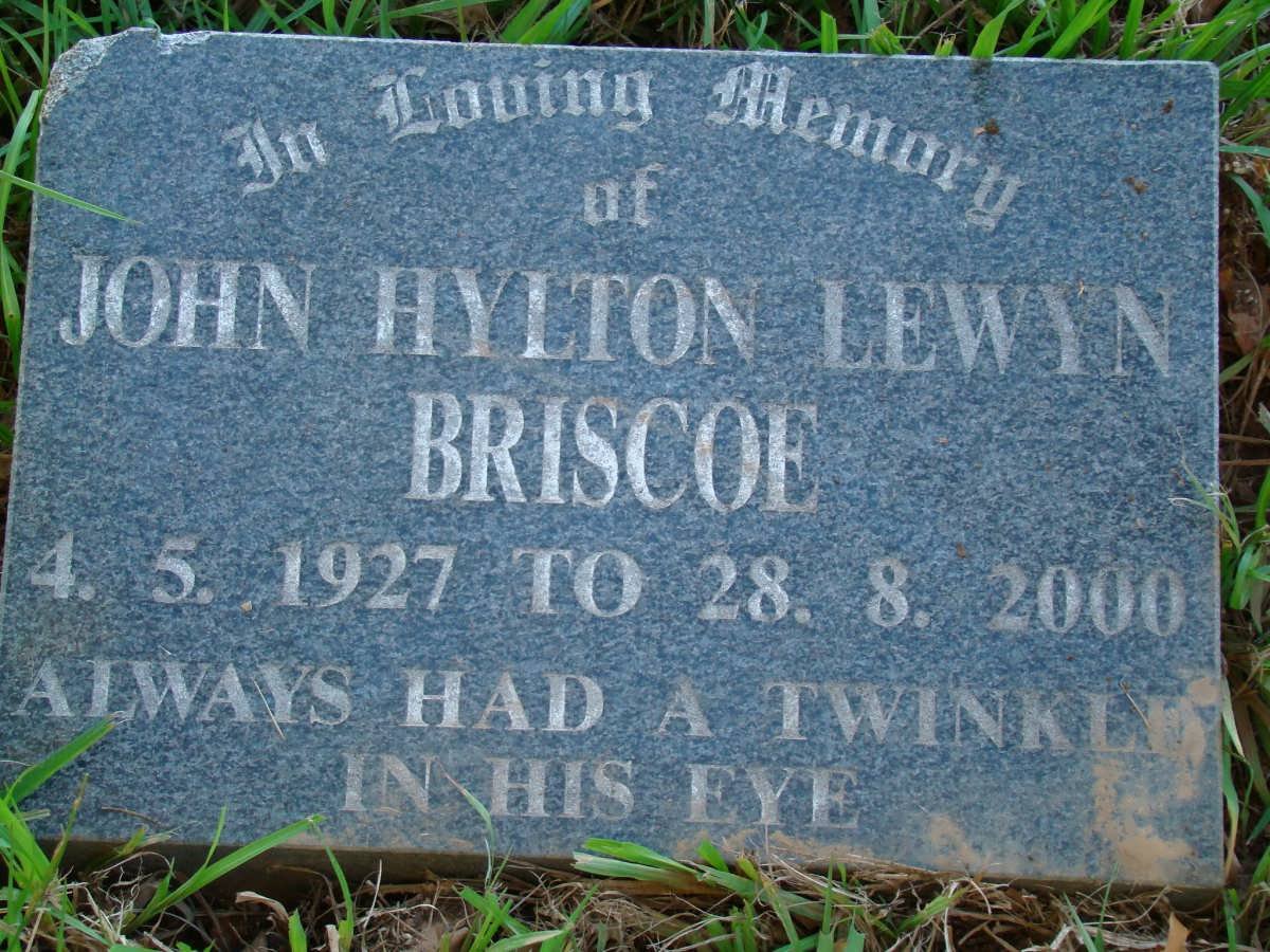 BRISCOE John Hylton Lewyn 1927-2000