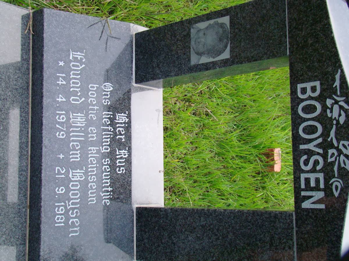 BOOYSEN Eduard Willem 1979-1981