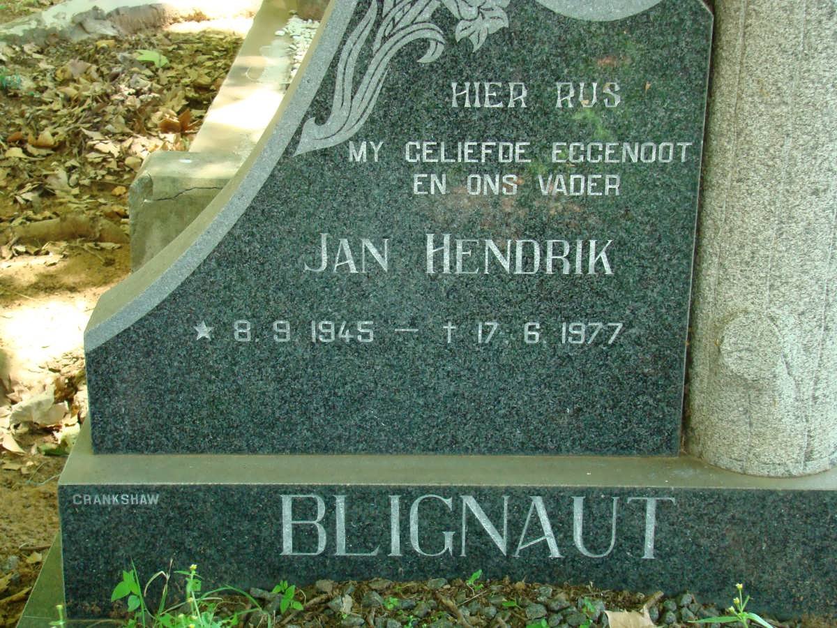 BLIGNAUT Jan Hendrik 1945-1977