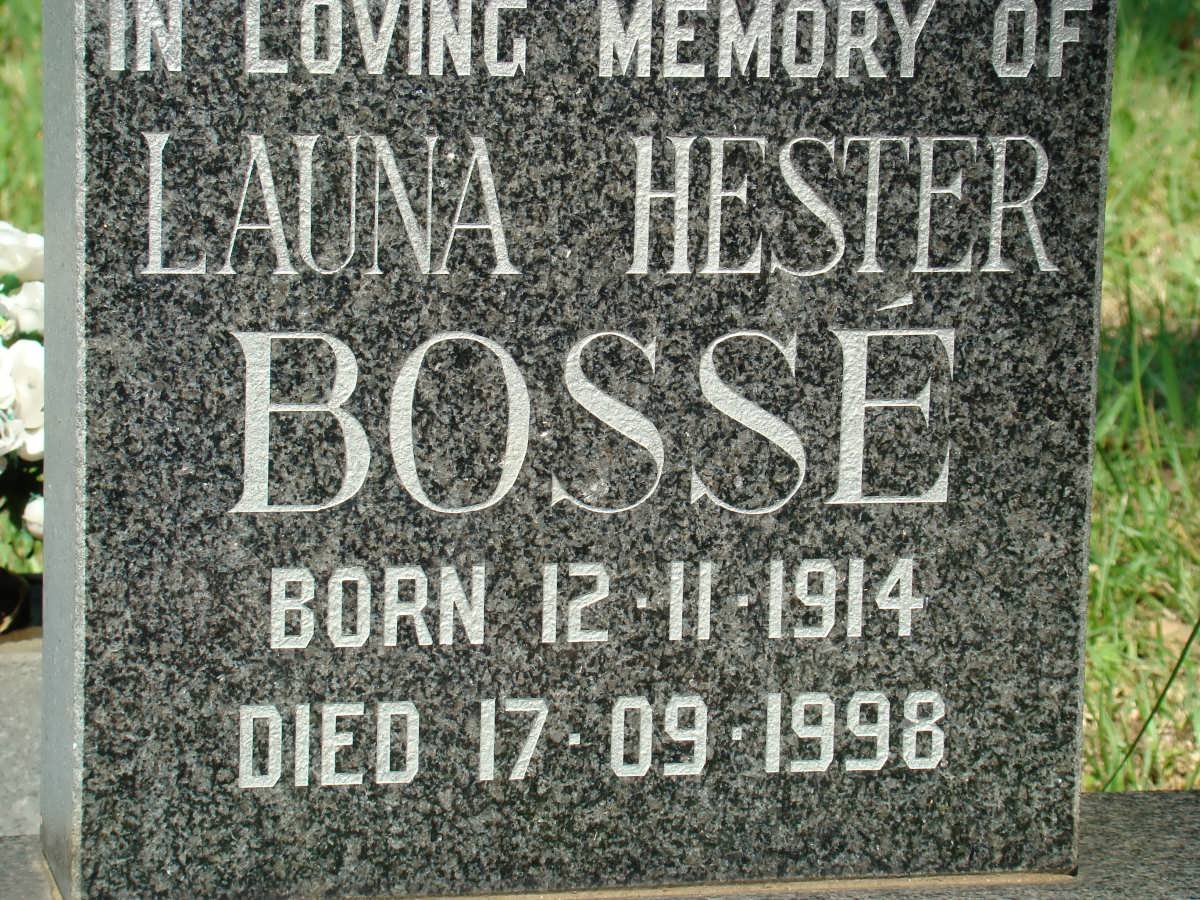 BOSSE Launa Hester 1914-1998