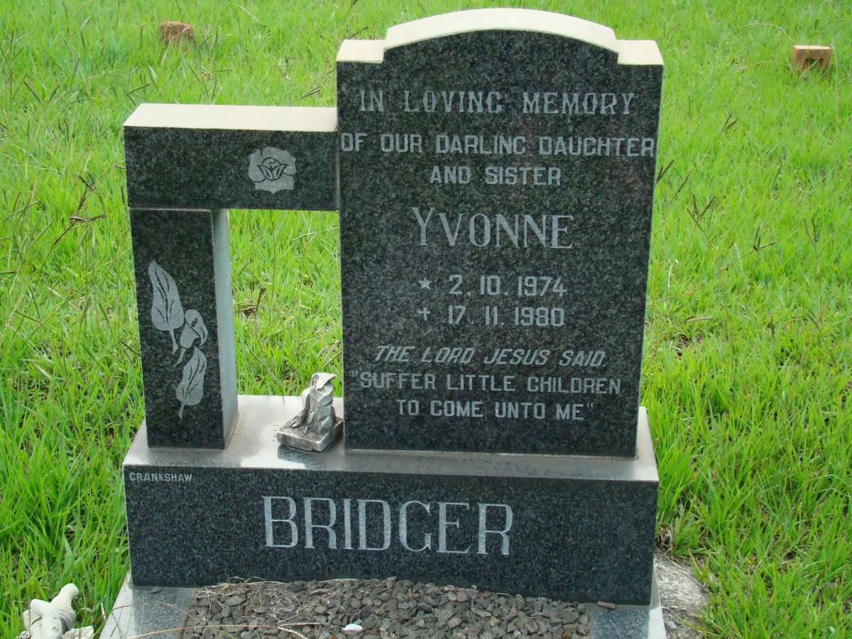 BRIDGER Yvonne 1974-1980