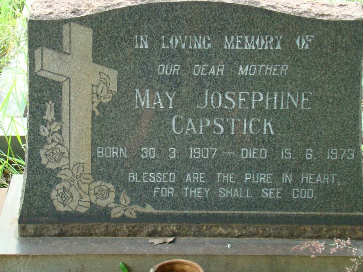 CAPSTICK May Josephine 1907-1973