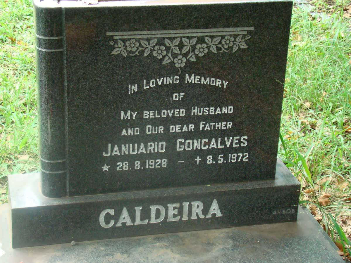 CALDEIRA Januario Goncalves 1928-1972
