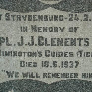 CLEMENTS J.J. -1937