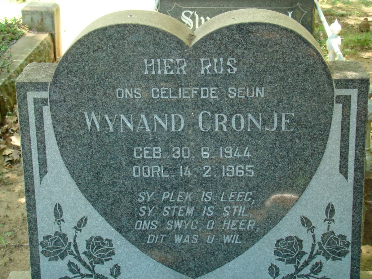 CRONJE Wynand 1944-1965