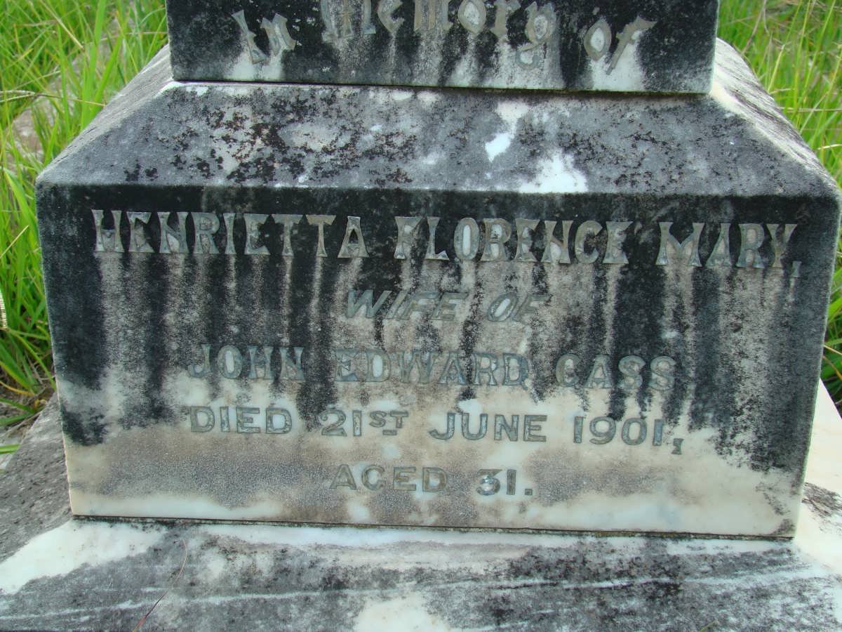 CASS Henrietta Florence Mary -1901