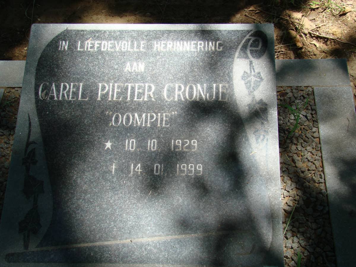 CRONJE Carel Pieter 1929-1999