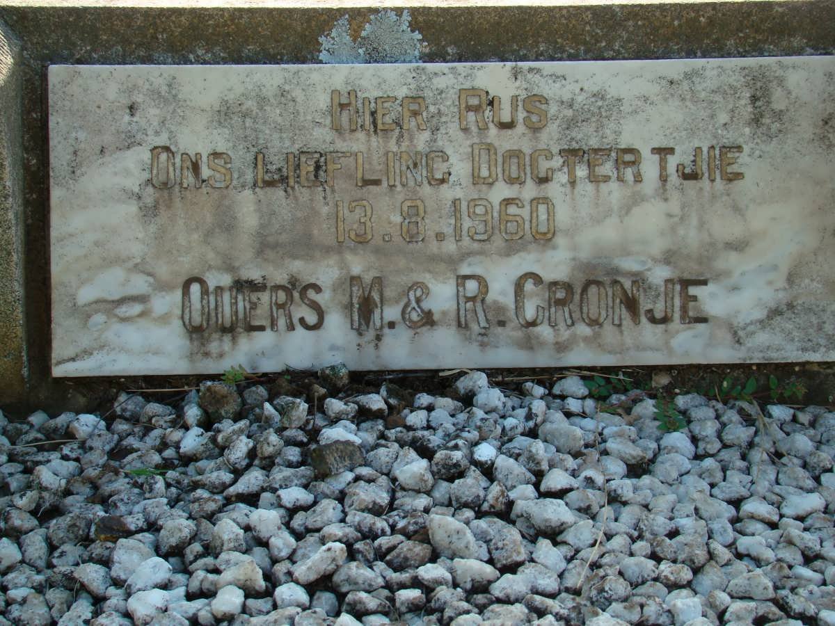 CRONJE Baba 1960-1960